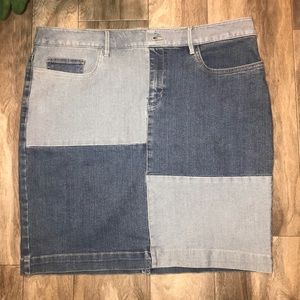 Retro 70’s patchwork skirt. Size 12.